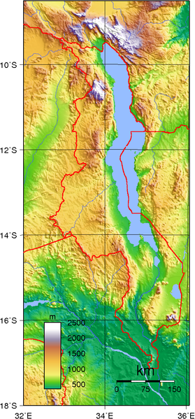 Escudos y banderas de Malaui.