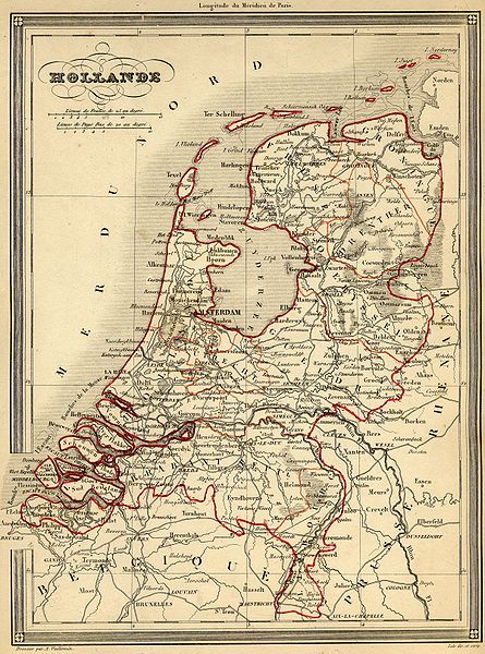 Escudos y banderas de Países Bajos.